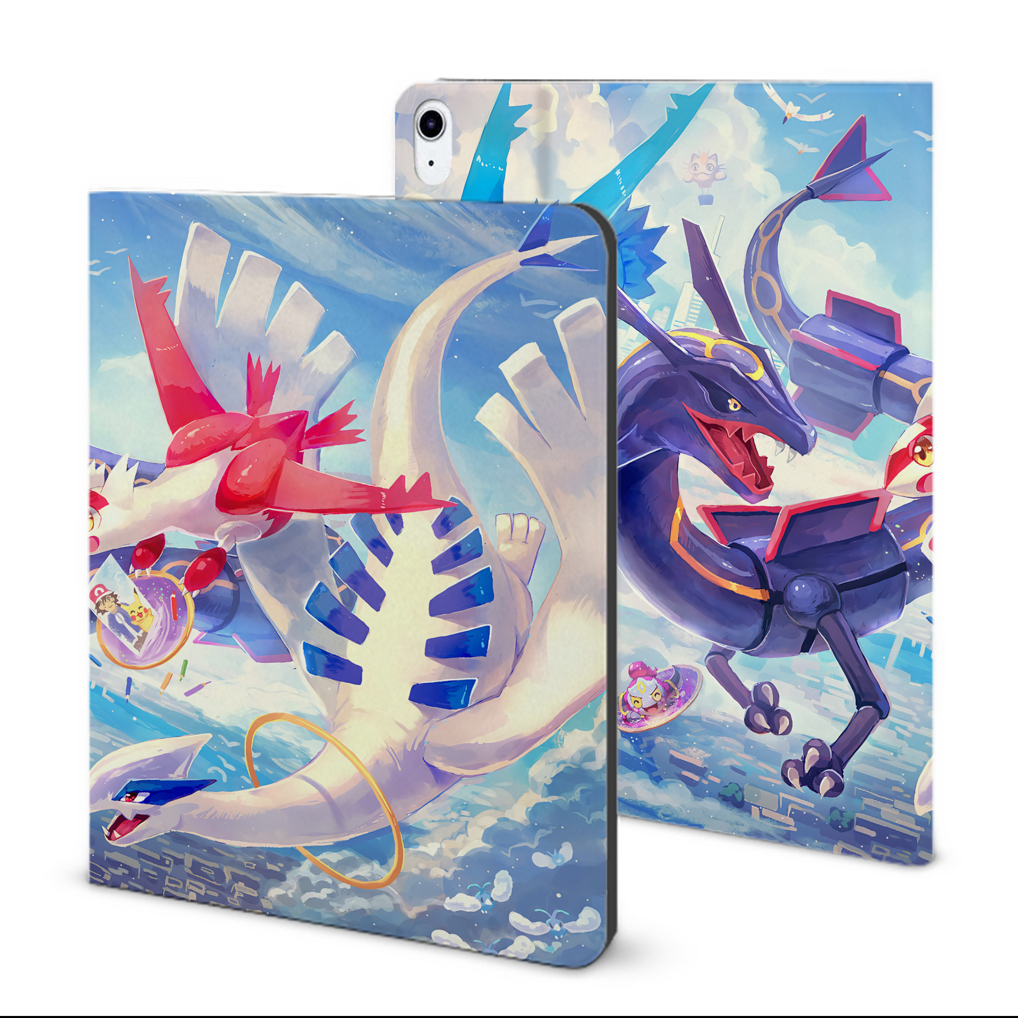 （画像用） ポケットモンスター Pokémon IPad ケース ブック型 PUレザー TPU 耐衝撃 軽量 薄型 ペン収納なし 全面保護 IPad 各モデル対応